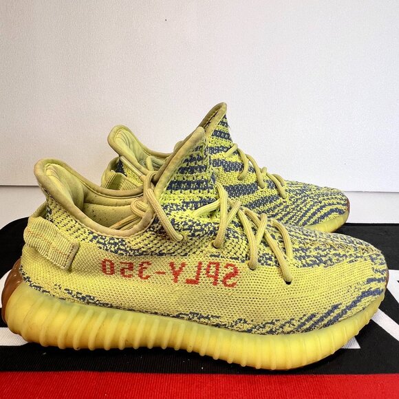 Adidas Yeezy Boost 350 V2 Low Semi Frozen Yellow Size 8.5 - Picture 1 of 7